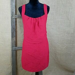 Torrid women's plus size 14 red pleated tank dress